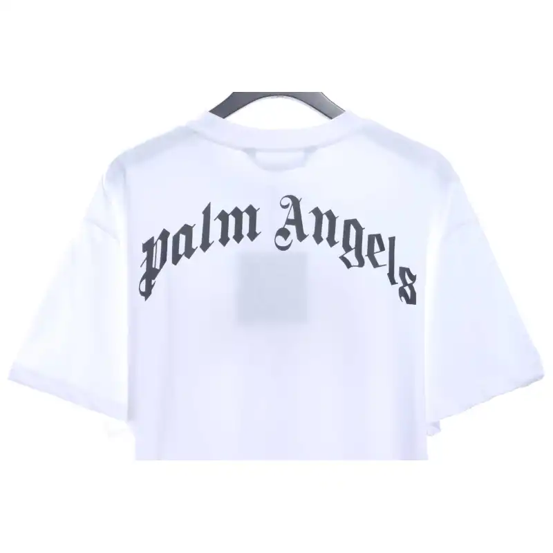 EM Sneakers Palm Angels T-Shirt Yellow Severed Bear Print White