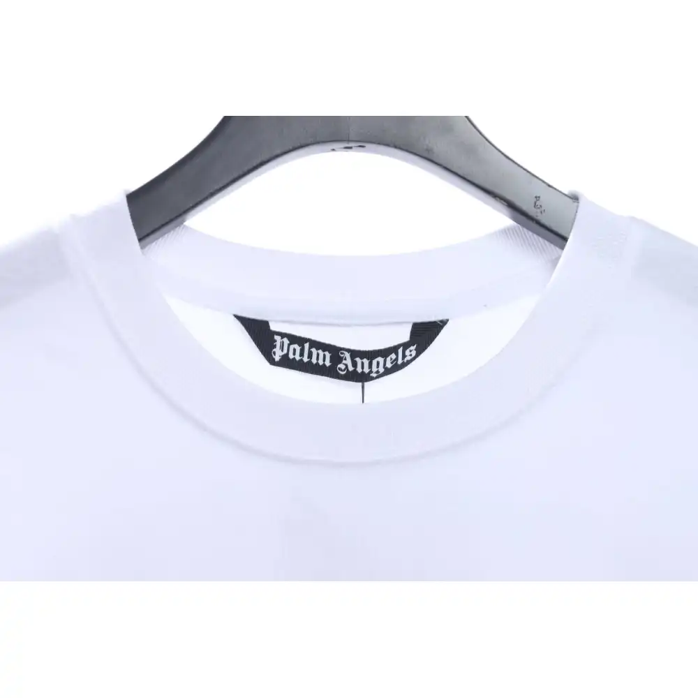 EM Sneakers Palm Angels T-Shirt Yellow Severed Bear Print White