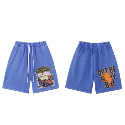 EM Sneakers  Godspeed Shorts 8780 Black/Blue 02