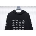 EM Sneakers Balenciaga Classic All Over Logo Hoodie Black