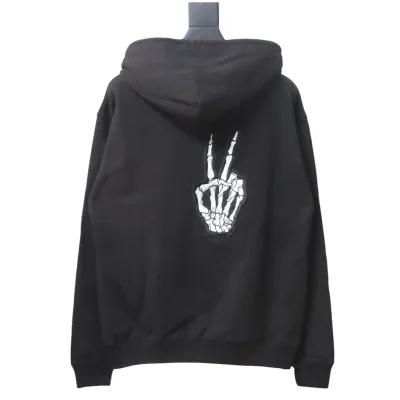 EM Sneakers Balenciaga Melting Smiley Face Hoodie Black 02