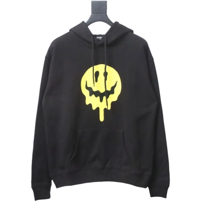 EM Sneakers Balenciaga Melting Smiley Face Hoodie Black 01