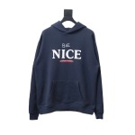EM Sneakers Balenciaga NICE Hoodie Dark Blue