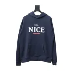 EM Sneakers Balenciaga NICE Hoodie Dark Blue