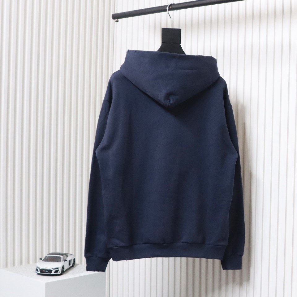 EM Sneakers Balenciaga NICE Hoodie Dark Blue