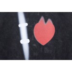 EM Sneakers Balenciaga Valentine's Day Heart Hoodie Black