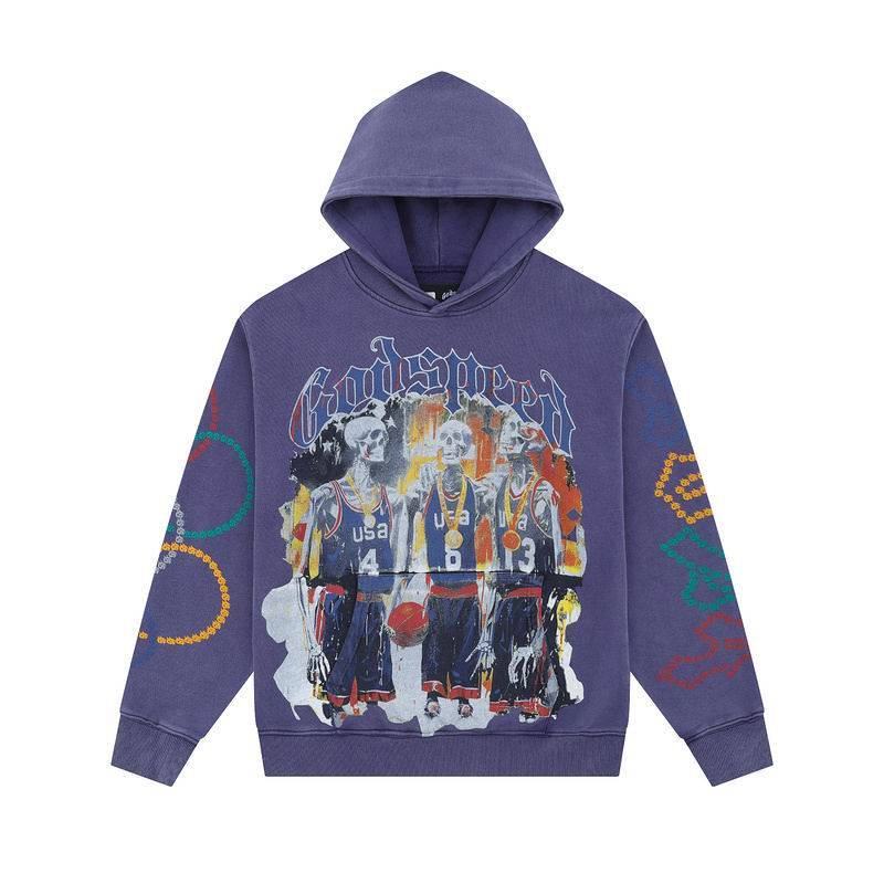 EM Sneakers Godspeed Hoodie 125 Light Yellow/Dark Blue/Black