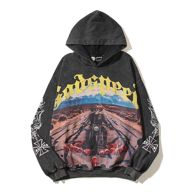 EM Sneakers Godspeed Hoodie 9223 Light Yellow/Black