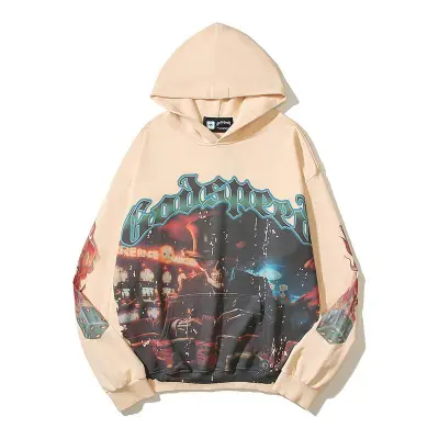 EM Sneakers Godspeed Hoodie 9228 Light Yellow/Black 02