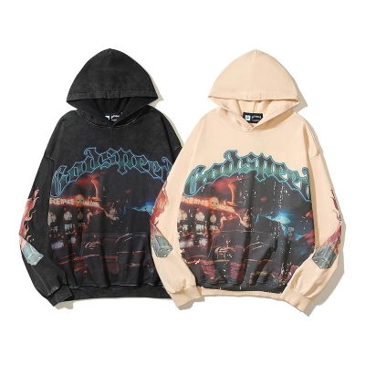 EM Sneakers Godspeed Hoodie 9228 Light Yellow/Black 01