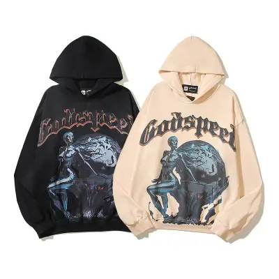 EM Sneakers Godspeed Hoodie 9231 Light Yellow/Black 01