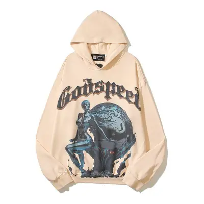 EM Sneakers Godspeed Hoodie 9231 Light Yellow/Black 02