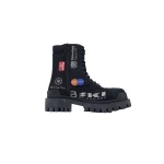 EM Sneakers Balenciaga Strike Boot Combat Co Branded Graffiti