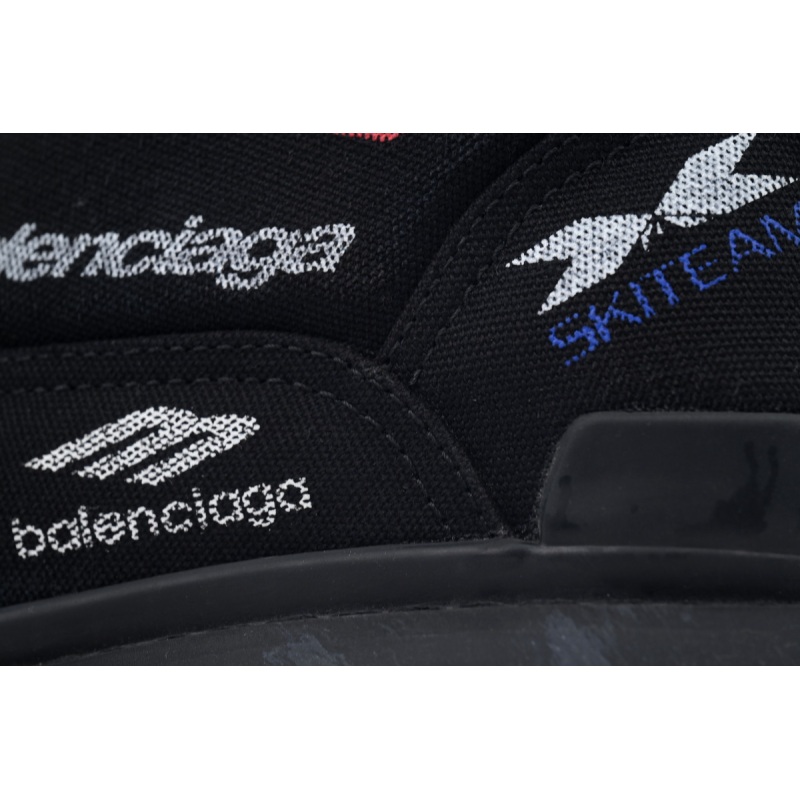 EM Sneakers Balenciaga Strike Boot Combat Co Branded Graffiti