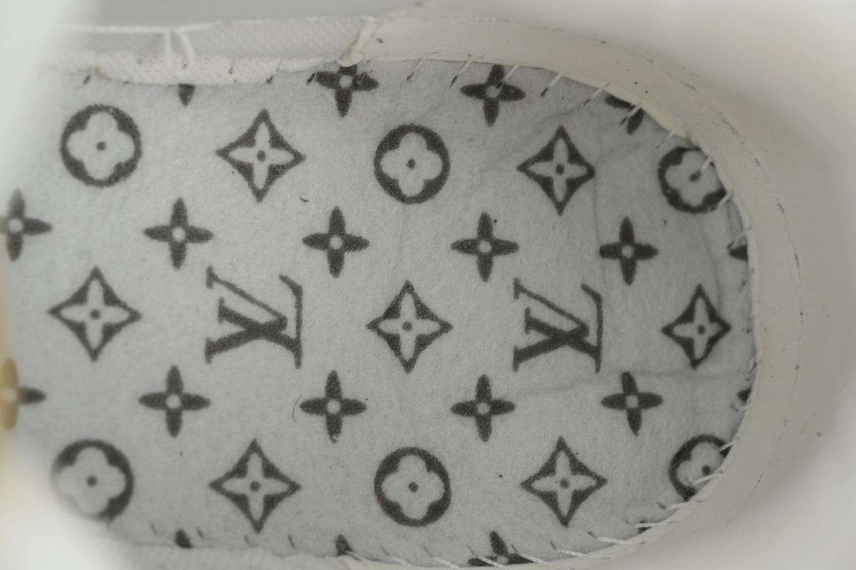 EM Sneakers Louis Vuitton LV Skate Sneaker Horse Hair Apricot Diamond