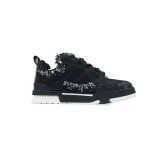 EM Sneakers Louis Vuitton LV Skate Sneaker Horse Hair Black Diamond
