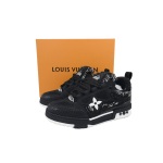 EM Sneakers Louis Vuitton LV Skate Sneaker Horse Hair Black Diamond