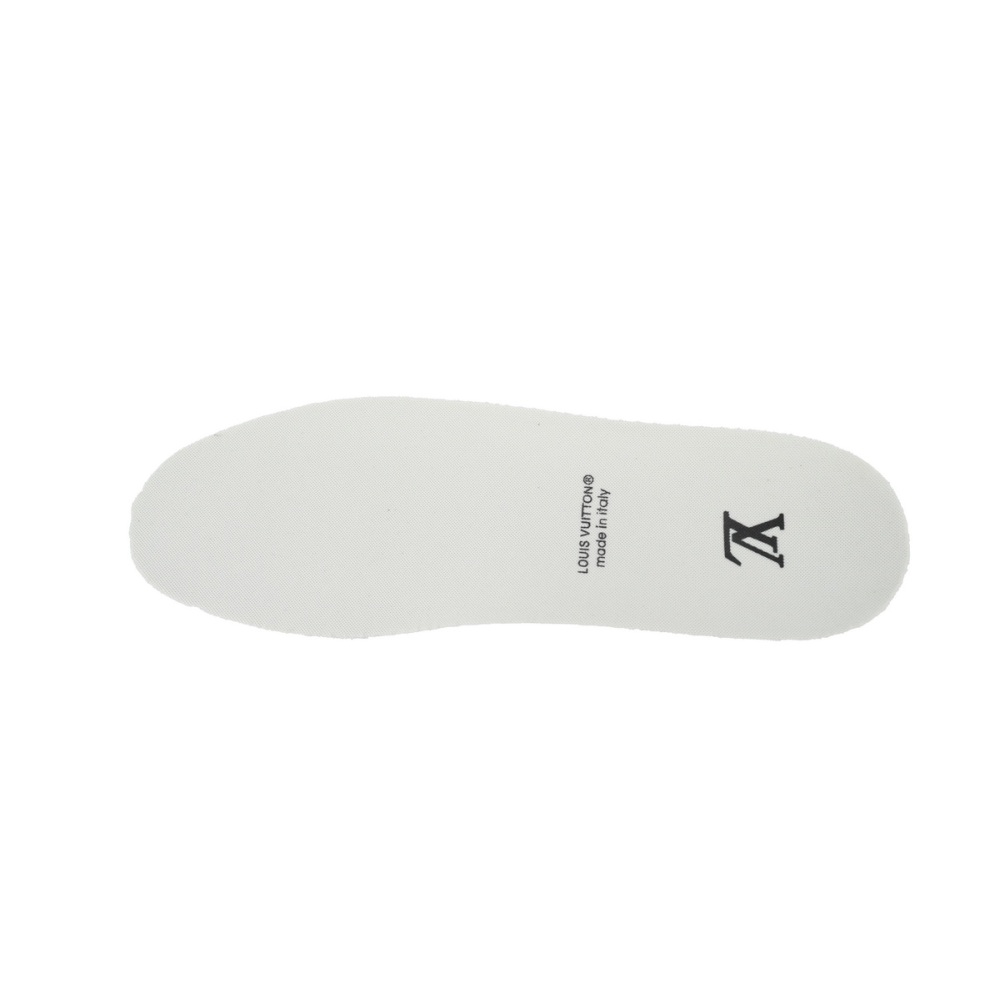 EM Sneakers Louis Vuitton LV Skate Sneaker Horse Hair Gray White Diamond