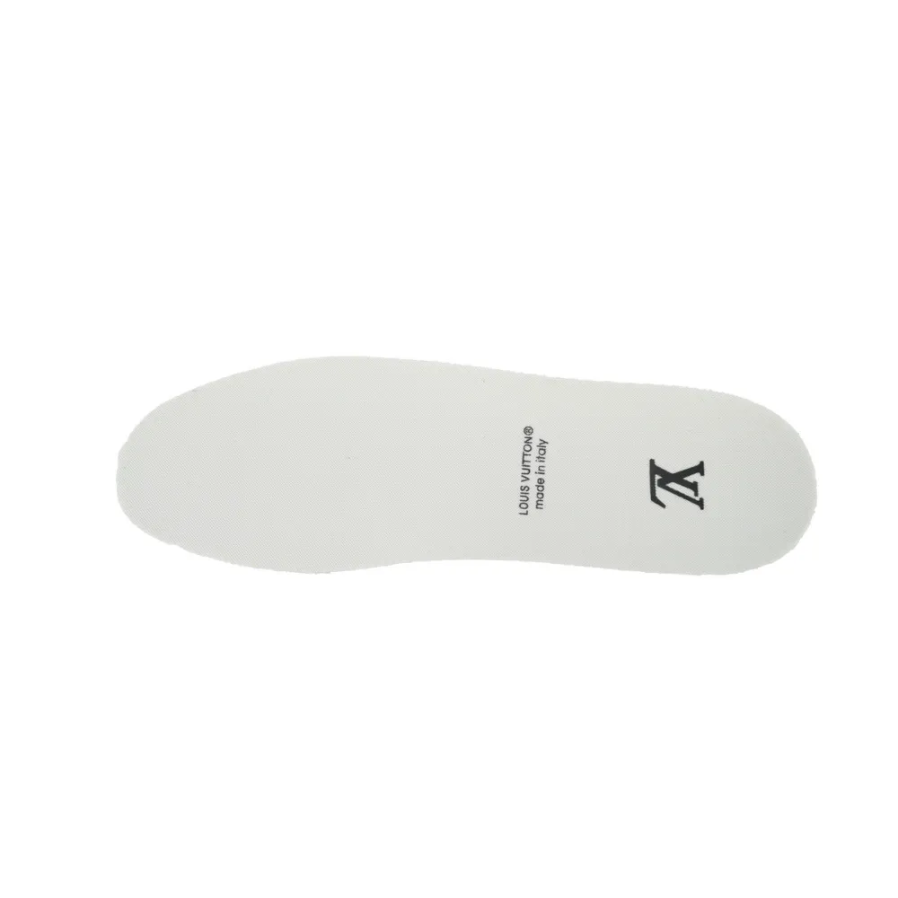 EM Sneakers Louis Vuitton LV Skate Sneaker Horse Hair Gray White Diamond