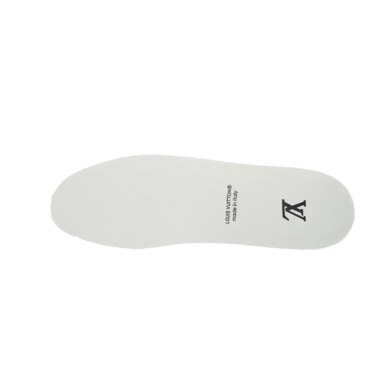 EM Sneakers Louis Vuitton LV Skate Sneaker Horse Hair Gray White Diamond