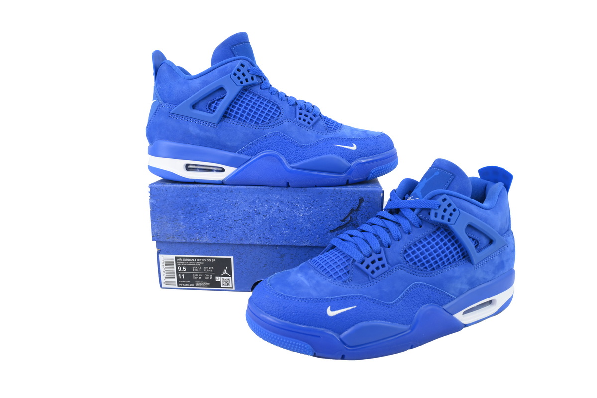 EM Sneakers Air Jordan 4 × Nigel Sylvester OG SP Blue Brick