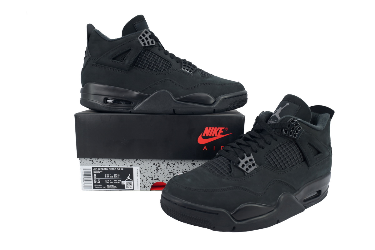 EM Sneakers Air Jordan 4 Black Cat (2025)