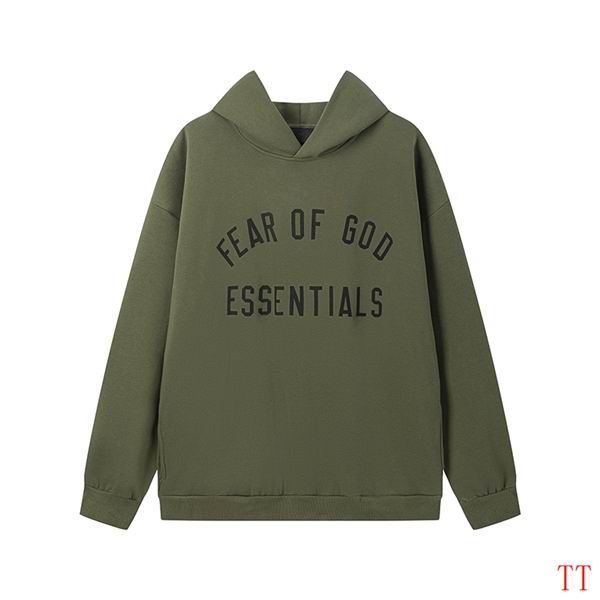 EM Sneakers Fear of God × Essentials Hoodie & Sweatpant Set -20tx09 Dark Green