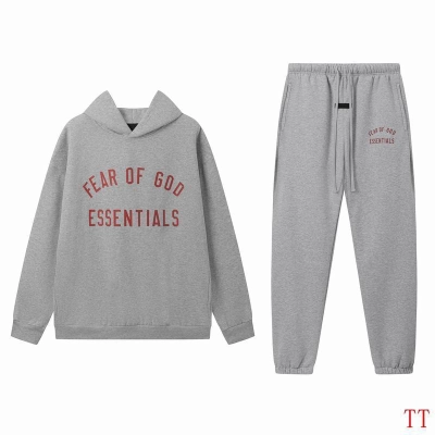 EM Sneakers Fear of God × Essentials Hoodie & Sweatpant Set -20tx09 Gray 01