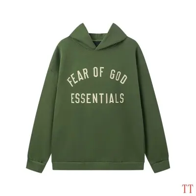 EM Sneakers Fear of God × Essentials Hoodie & Sweatpant Set -20tx09 Green 02