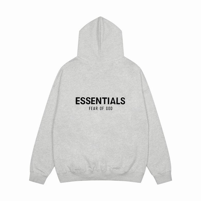 EM Sneakers Fear of God × Essentials Hoodie & Sweatpant Set -3519 White/Black/Gray