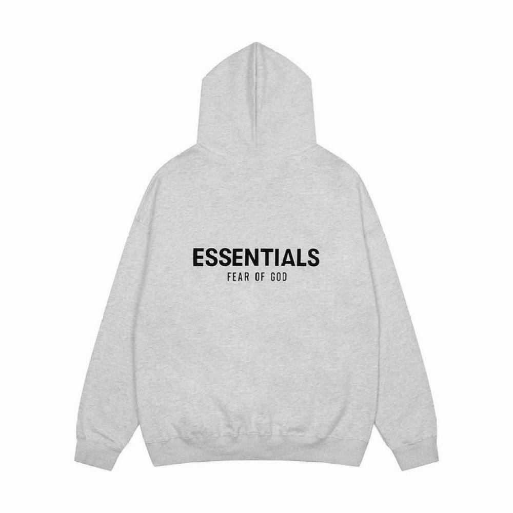 EM Sneakers Fear of God × Essentials Hoodie & Sweatpant Set -3519 White/Black/Gray