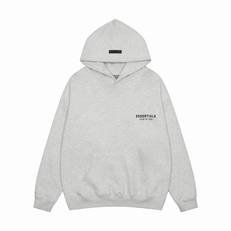 EM Sneakers Fear of God × Essentials Hoodie & Sweatpant Set -3519 White/Black/Gray