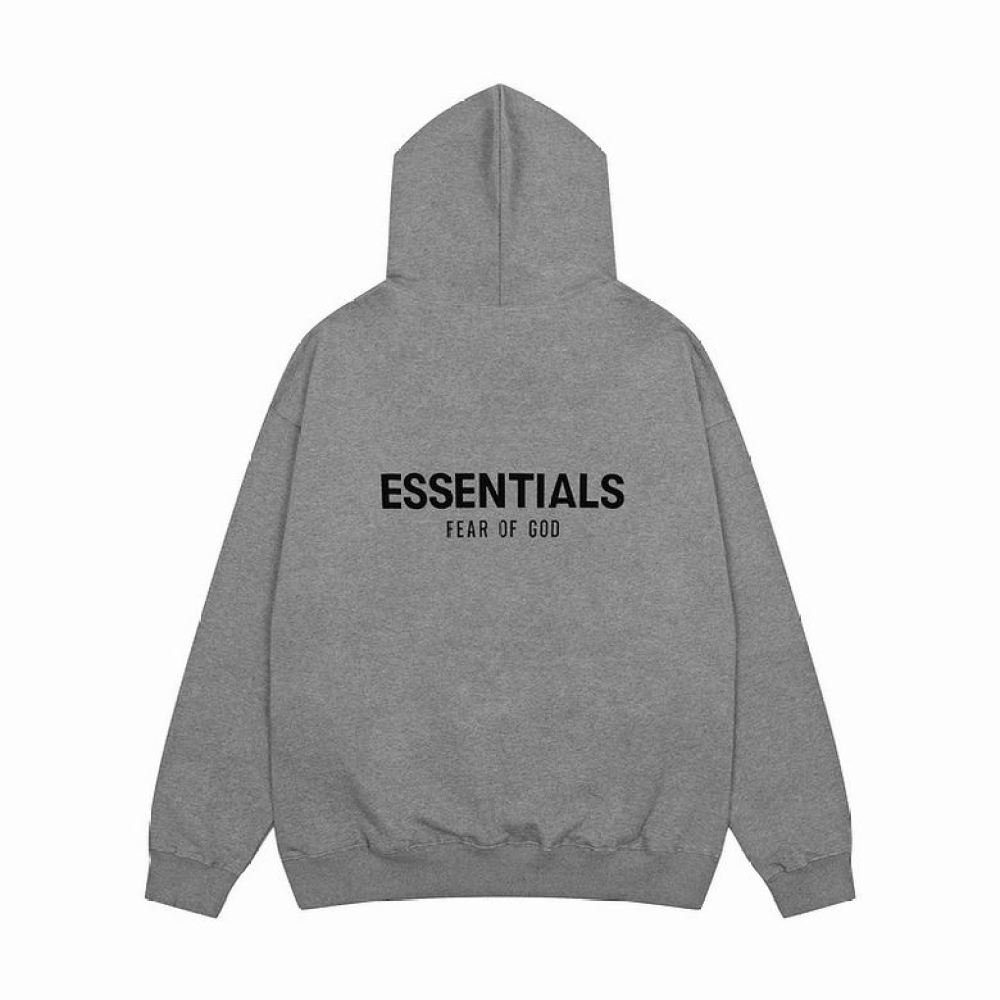 EM Sneakers Fear of God × Essentials Hoodie & Sweatpant Set -3519 White/Black/Gray