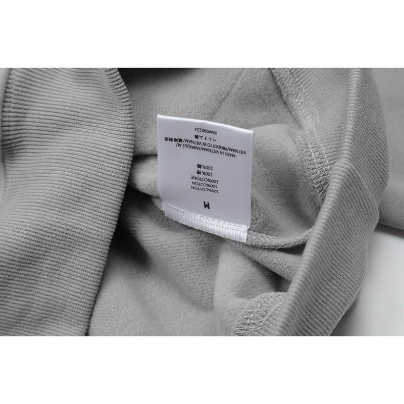 EM Sneakers Fear of God × Essentials Hoodie & Sweatpant Set -3521 White/Orange/Gray