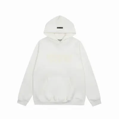 EM Sneakers Fear of God × Essentials Hoodie & Sweatpant Set -3521 White/Orange/Gray 02
