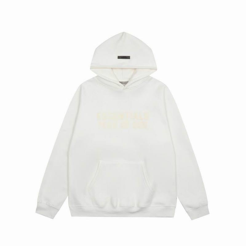 EM Sneakers Fear of God × Essentials Hoodie & Sweatpant Set -3521 White/Orange/Gray