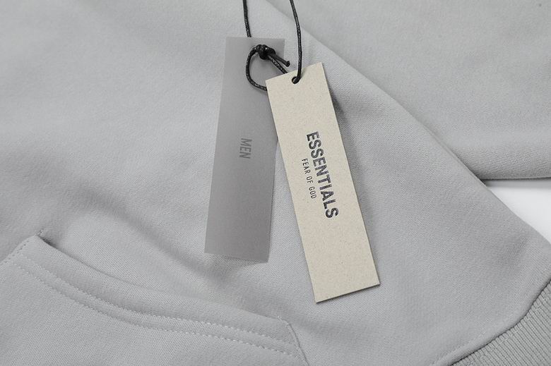 EM Sneakers Fear of God × Essentials Hoodie & Sweatpant Set -3521 White/Orange/Gray