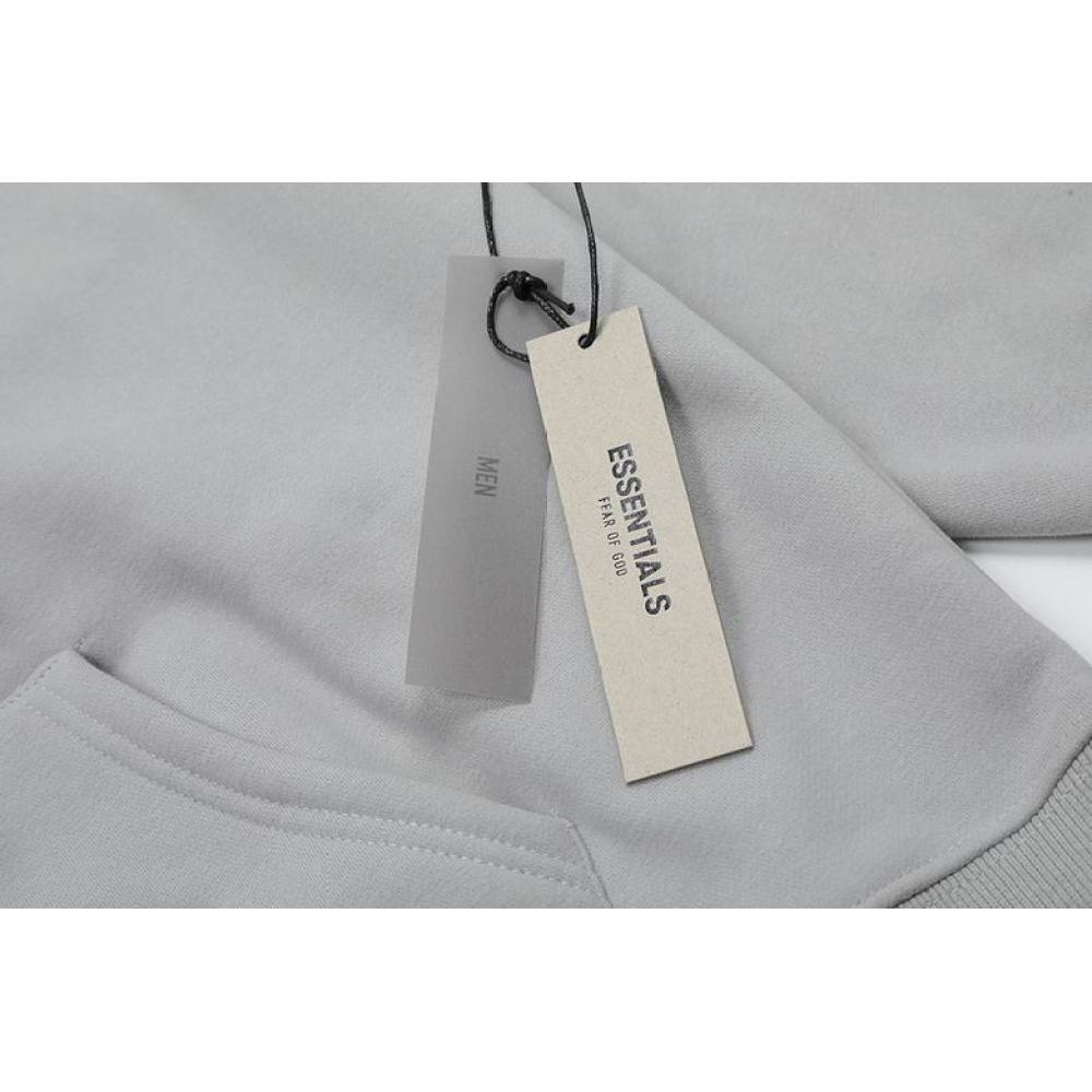 EM Sneakers Fear of God × Essentials Hoodie & Sweatpant Set -3521 White/Orange/Gray
