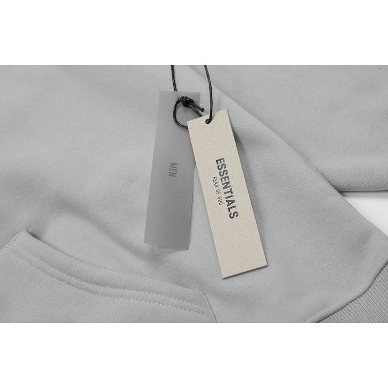 EM Sneakers Fear of God × Essentials Hoodie & Sweatpant Set -3521 White/Orange/Gray