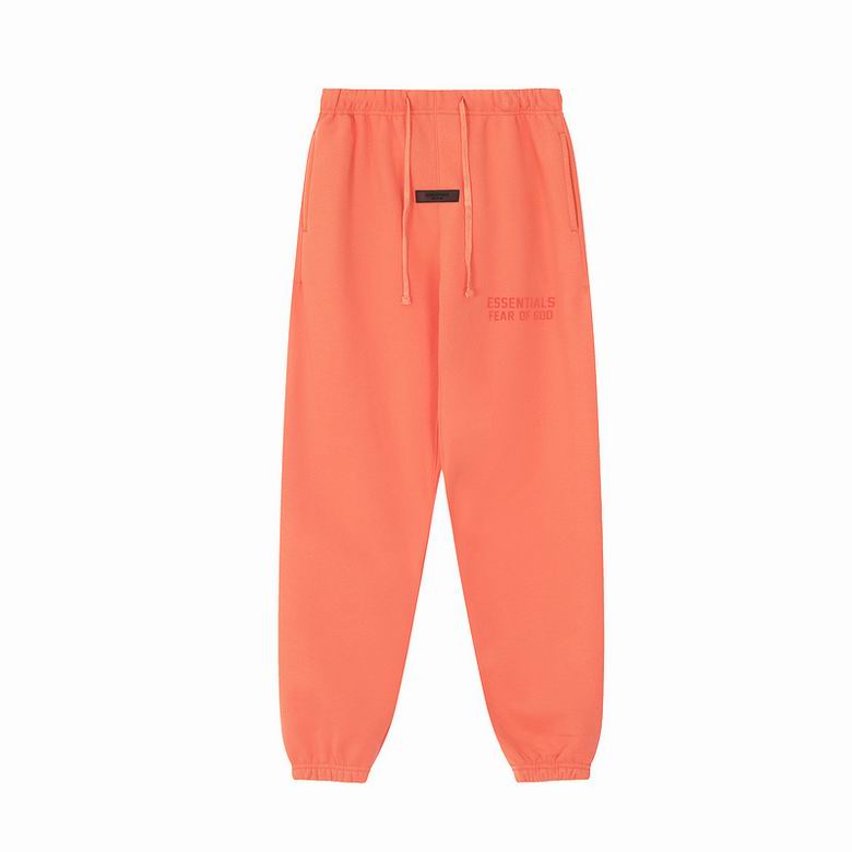 EM Sneakers Fear of God × Essentials Hoodie & Sweatpant Set -3521 White/Orange/Gray