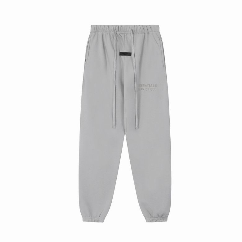 EM Sneakers Fear of God × Essentials Hoodie & Sweatpant Set -3521 White/Orange/Gray