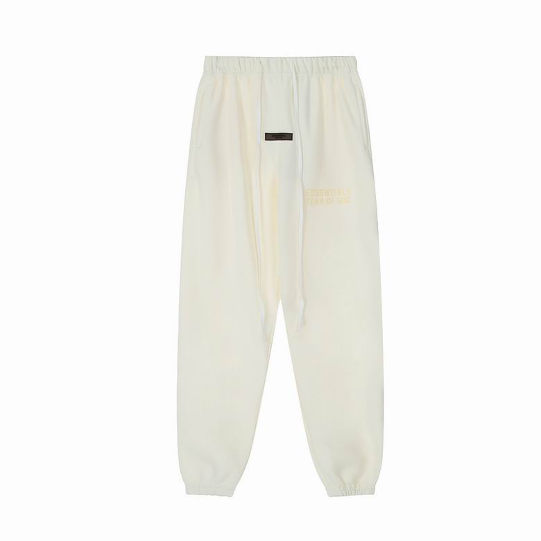 EM Sneakers Fear of God × Essentials Hoodie & Sweatpant Set -3521 White/Orange/Gray