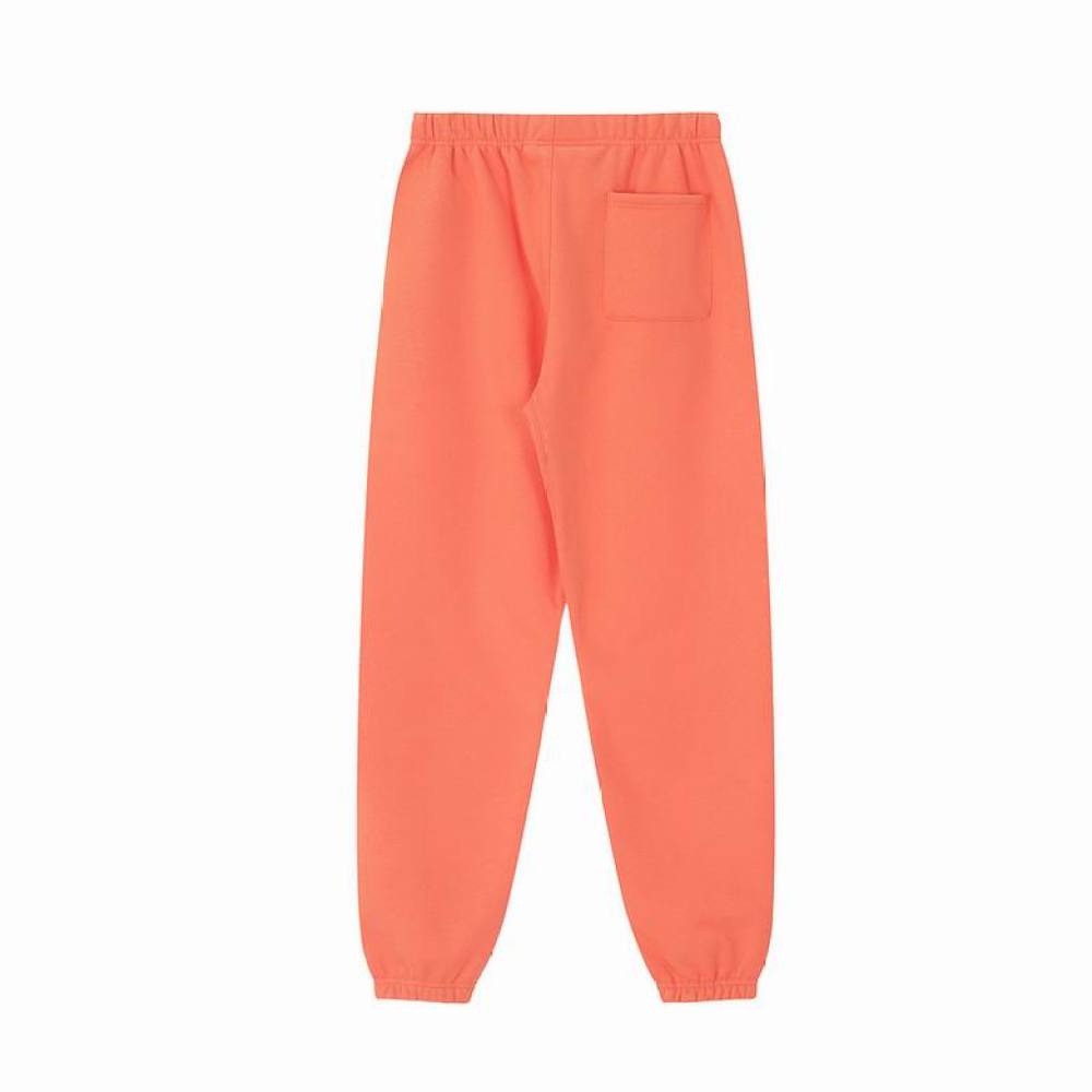 EM Sneakers Fear of God × Essentials Hoodie & Sweatpant Set -3521 White/Orange/Gray