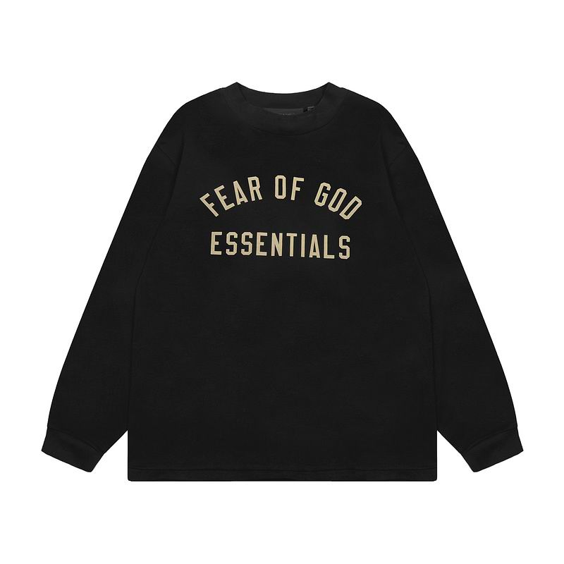 EM Sneakers Fear of God × Essentials Sweatshirt -836 Black & Gray