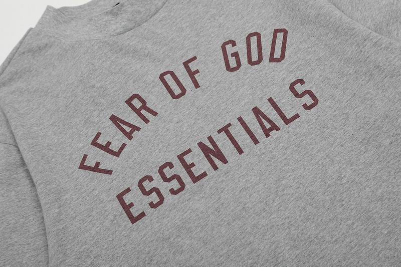 EM Sneakers Fear of God × Essentials Sweatshirt -836 Black & Gray