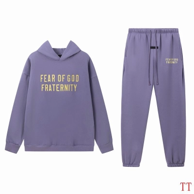 EM Sneakers Fear of God Hoodie & Sweatpant Set -20tx08 Purple 01