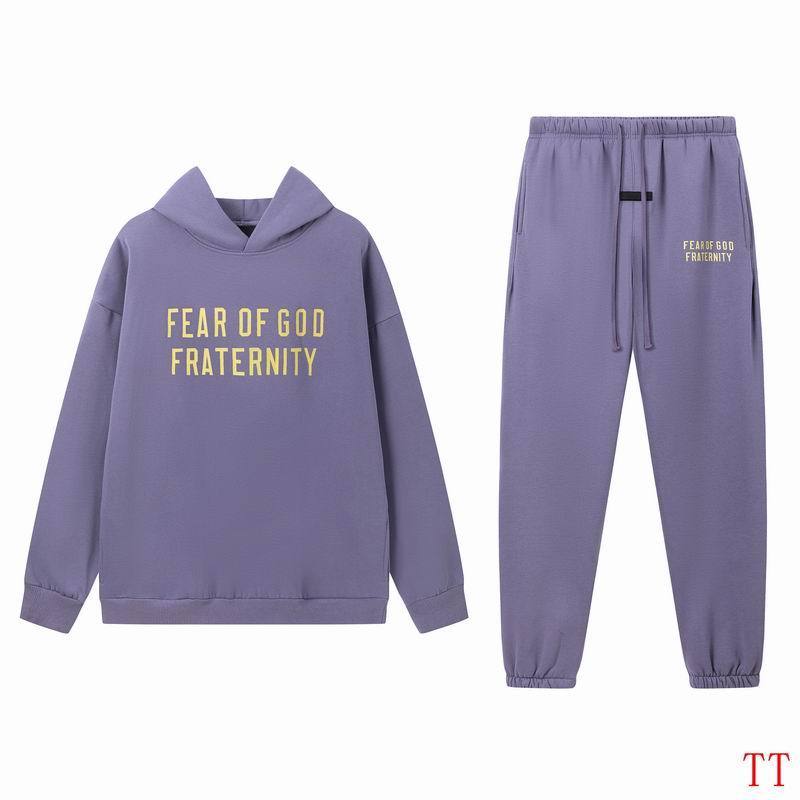 EM Sneakers Fear of God Hoodie & Sweatpant Set -20tx08 Purple