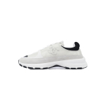 EM Sneakers Chanel Low Top White Mesh Cloth