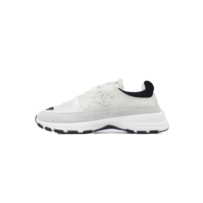 EM Sneakers Chanel Low Top White Mesh Cloth 01