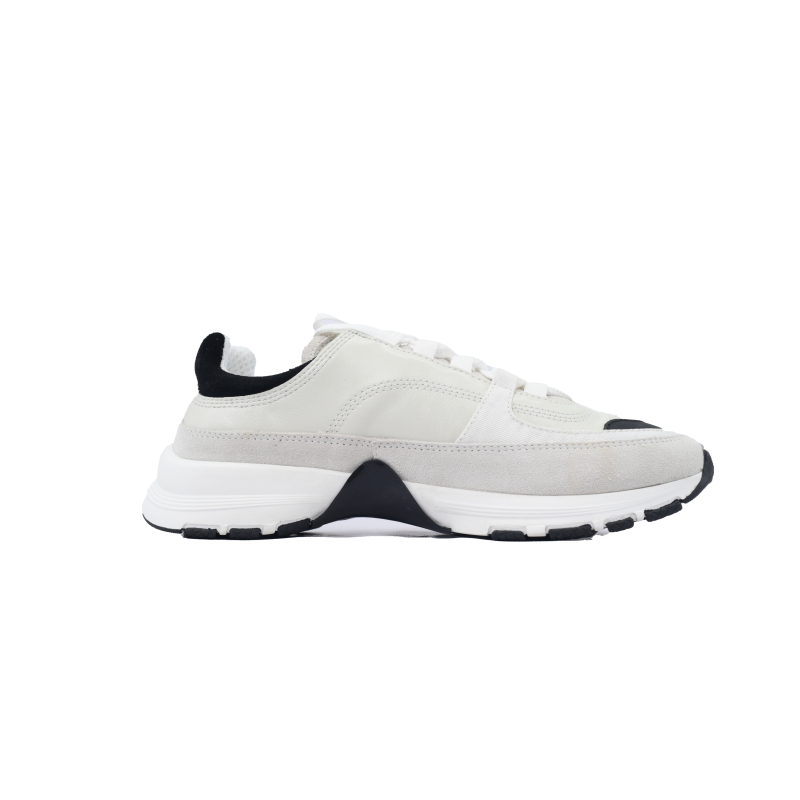 EM Sneakers Chanel Low Top White Mesh Cloth